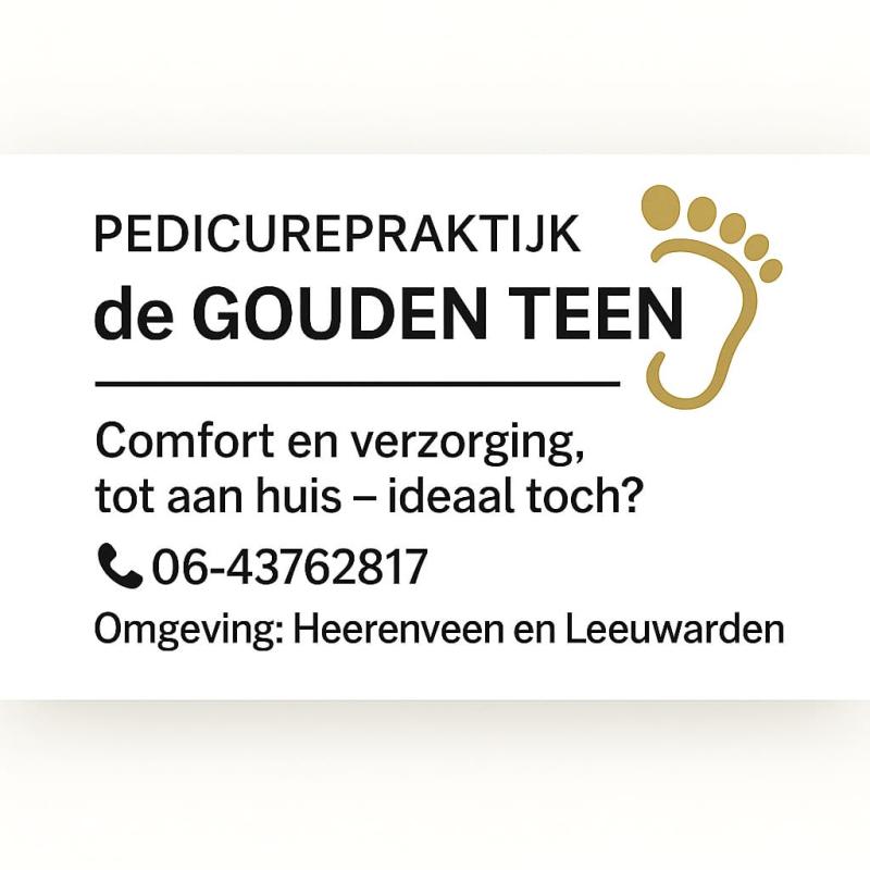 Pedicurepraktijk de Gouden Teen