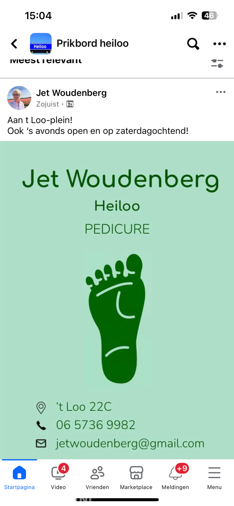 Jet Wwoudenberg Pedicure